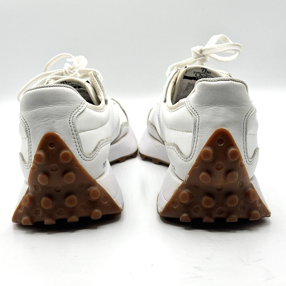 New Balance 327 White Leather Gum Sole Sneakers Womens Size 8.5 B WS327LS - Picture 7 of 11